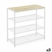 Estantes Confortime Branco Madeira Metal 60 x 30 x 63,5 cm (3 Unidades)