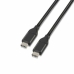 USB-C 3.1 Kabel Aisens Zwart 1 m