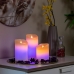 Velas LED Multicolor Efecto Llama con Mando Lendles InnovaGoods 3 Unidades Blanco (Reacondicionado B)