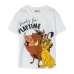 Børne Kortærmet T-shirt The Lion King Hvid