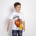 T-Shirt met Korte Mouwen voor kinderen The Lion King Wit