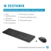 Tastatur og mus HP 3L1F0AA Azerty Fransk Hvid Sort