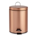 Pedal bin Metal Copper Plastic 3 L (17 x 25,8 x 22,5 cm)