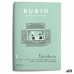 Writing and calligraphy notebook Rubio Nº1 A5 Espanhol 20 Folhas (10 Unidades)