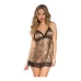 Babydoll Seven Til Midnight saten Leopard