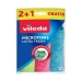 Lavetă de curățare din microfibră Vileda 167602 Microfibră 3 Piese (3 Unități)