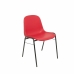 Sedia per Reception Alborea PYC PACK423RJ Rosso