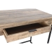 Escritorio DKD Home Decor Negro Natural Metal Madera de mango 150 x 60 x 85 cm