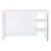 Secretária DKD Home Decor Branco Transparente Cristal Madeira MDF 120 x 50 x 76 cm