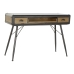 Bureau DKD Home Decor Naturel Gris clair Métal Sapin Bois d'épicéa 118 x 52 x 84 cm