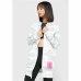 Giacca Sportiva da Donna Calvin Klein Full Zip Bianco