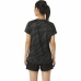 Maglia a Maniche Corte Donna Asics Core All Over Print Nero Donna