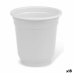 Sett med Shotglass Algon Gjenbruk Hvit Plast 72 Deler 50 ml (18 enheter)