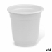 Set Čašica za Žestoka Pića Algon Za višekratnu uporabu Bijela Plastika 36 Dijelovi 50 ml (24 kom.)