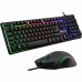 Teclado e Rato The G-Lab PACK-WL-PC-BK