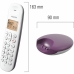 Markkabeltelefon Logicom DECT ILOA 150 SOLO Aubergine