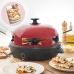 InnovaGoods 700W Red Black Presto! Mini Pizza Ugn med Recept Boken