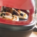 InnovaGoods 700W Red Black Presto! Mini Pizza Ugn med Recept Boken