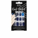 Falske negler Ardell Nail Addict Matte Blue (24 pcs)