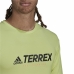 Cămașă cu Mânecă Lungă Bărbați Adidas Terrex Primeblue Trail Verde lămâie