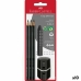 Conjunto de Lápis Faber-Castell Preto (5 Unidades) (10 Unidades)