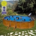 Piscina Desmontable Gre Pacific KIT500W Ovalada Madera 500 x 300 x 120 cm