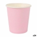 Set de Vasos Algon Desechables Cartón Rosa 20 Piezas 120 ml (24 Unidades)