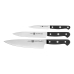 Knivsæt Zwilling 36130-003-0 Sort Plastik Smedet stål 20 cm 16 cm 10 cm (3 enheder)