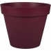 Vaso EDA Ø 41 cm Vermelho Escuro Plástico Redondo Moderno