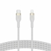 Kabel iz USB-C v Lightning Belkin CAA011BT1MWH Bela 1 m (1 kosov)