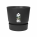 Vaso Elho Nero Plastica Rotondo Moderno Ø 47 cm