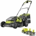 Batteri plæneklipper Ryobi LithiumPlus 36 V 5 Ah 20-70 mm 37 cm 45 L