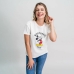 Dames-T-Shirt met Korte Mouwen Mickey Mouse Wit