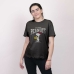 Dames-T-Shirt met Korte Mouwen Snoopy Zwart