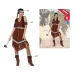 Kostyme voksne Brun Amerikanske indianere (3 Deler)