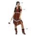 Kostyme voksne Brun Amerikanske indianere (3 Deler)
