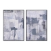 Πίνακας DKD Home Decor 83 x 4,5 x 122,5 cm 83 x 4,5 x 123 cm Αφηρημένο Urban (x2)