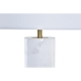 Lampe de bureau DKD Home Decor Blanc Doré Métal Marbre 50 W 220 V 41 x 41 x 76 cm