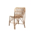 Cadeira de Sala de Jantar DKD Home Decor Natural 47 x 47 x 83 cm 47 x 61 x 84 cm