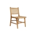 Chair DKD Home Decor 51 x 48 x 86 cm 51 x 54 x 86 cm Natural Teak Light brown Rattan