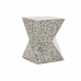 Table d'appoint DKD Home Decor Gris Beige Nacre noire 34 x 34 x 45 cm