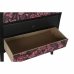 Credenza DKD Home Decor   Nero 76 x 39 x 75,5 cm Rosa Marrone Legno MDF