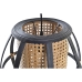 Φωτιστικό Οροφής DKD Home Decor Καφέ Μαύρο Bamboo 50 W 34 x 34 x 35 cm