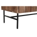 Buffet DKD Home Decor 142 x 40 x 81 cm Noir Métal Marron Acacia