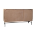 Buffet DKD Home Decor 142 x 40 x 81 cm Noir Métal Marron Acacia