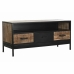 Mobilă TV DKD Home Decor Maro Negru 125 x 40 x 55 cm