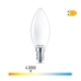 Bec LED Philips Lumânare E 6,5 W 60 W E14 806 lm 3,5 x 9,7 cm (4000 K)