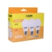 Pack of 3 LED bulbs EDM 98206 F 60 W 10 W 68 W E27 810 Lm 932 Lm Ø 6 x 10,8 cm (3200 K)