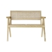 Panca con Schienale DKD Home Decor Naturale Vintage 105,5 x 62 x 83 cm