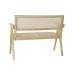 Panca con Schienale DKD Home Decor Naturale Vintage 105,5 x 62 x 83 cm